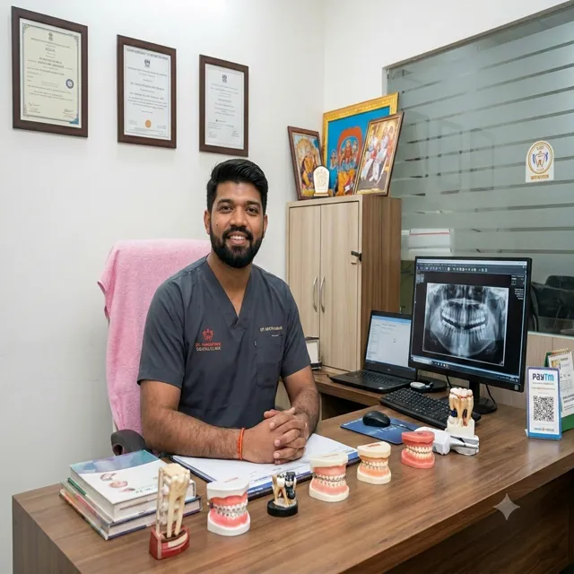 Portrait of Dr. Nikhil Prakash Khanghwal — Oral Surgeon, Implantologist & Orthodontic Consultant in Sunny Enclave, Mohali